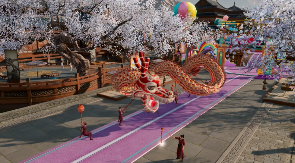 天刀手游全新簪花主题外观【心王·今生簪花】上线!今生簪花,包有钱花~