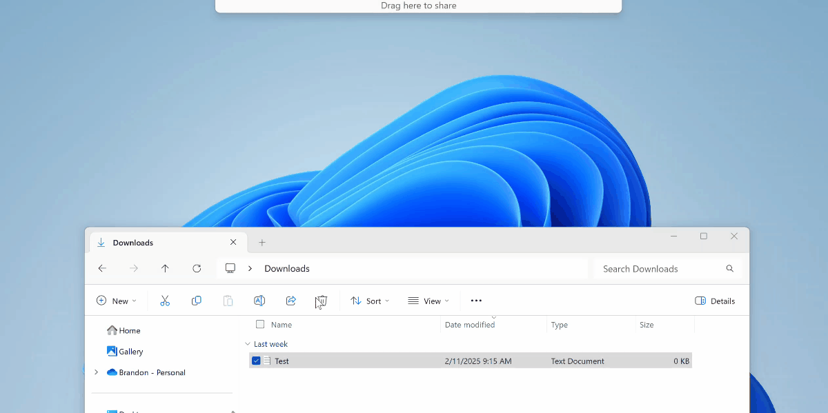 Windows 11 KB5052078更新详解:全新开始菜单与改进的文件分享功能