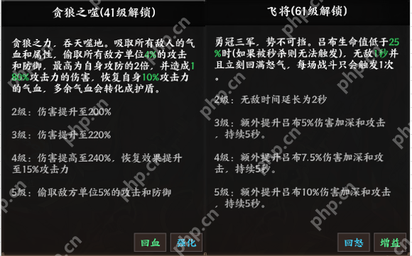 征服与荣耀吕布技能全解析 无双战神横扫战场终极指南