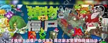 植物大战僵尸杂交版商店副本坚果存钱罐怎么通关