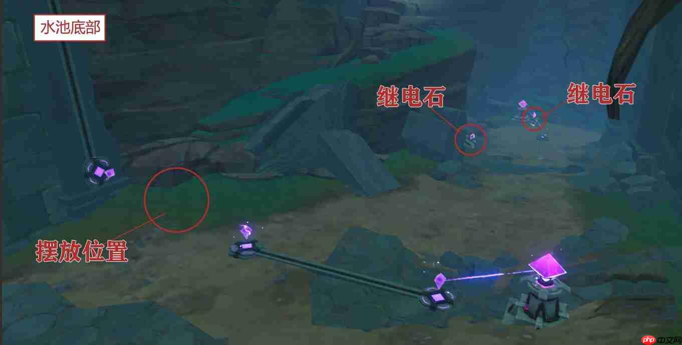 原神知比山继电石摆放位置攻略