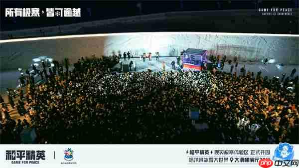 《和平精英》携手史上最大规模的哈尔滨冰雪大世界,打造1500平特种兵现实极寒乐园!