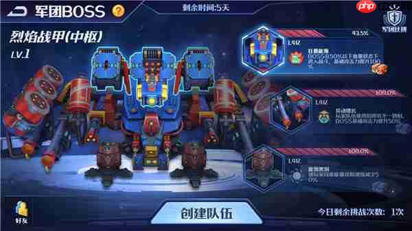 坦克无敌军团Boss全面介绍