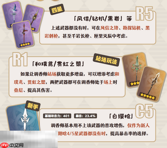 原神艾梅莉埃用什么武器 艾梅莉埃适配武器推荐