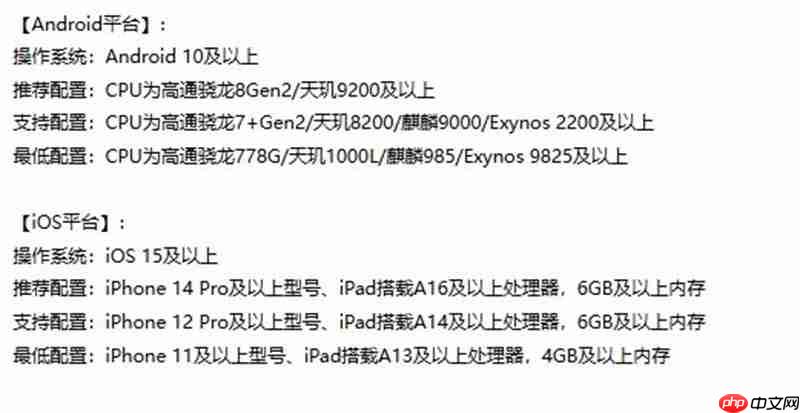 星痕共鸣要什么配置才能玩 星痕最新双端配置推荐大全